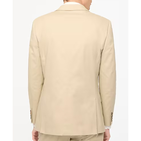 NWT J. Crew Men's Slim-Fit Thompson Performance Suit Jacket Sandy Dune Size 38R - Picture 14 of 14